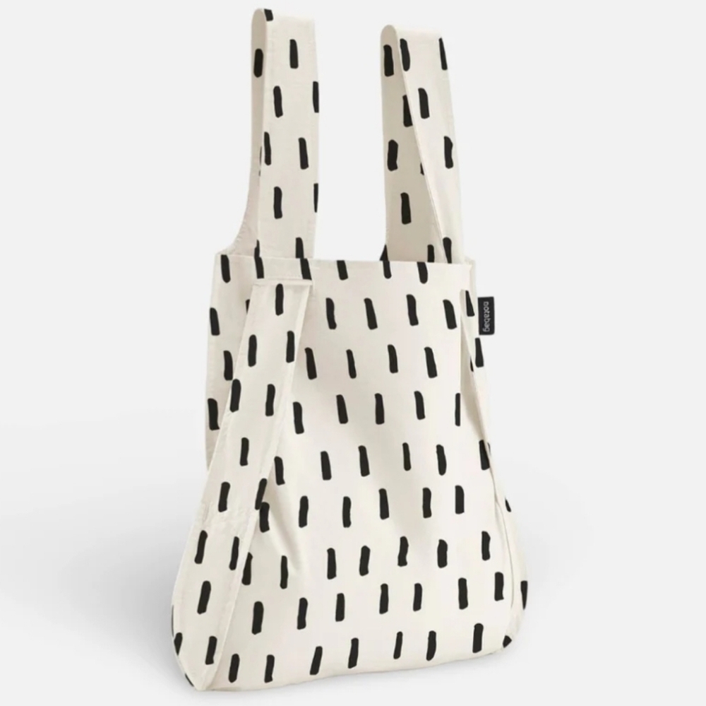 ❤️BUY 2 GET 1 FREE  Notabag Original Bag & Backpack in One, Black Brush